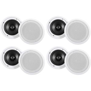 imageRockville 8 HC85 8quot Inch 700 Watt inCeiling Home Theater Speakers 8 Ohm