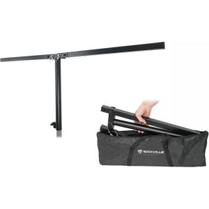 imageRockville ACCB Collapsible TBar Lighting Bar for 35MM Pole Stand Travel Bag Included 4 Light Mounts Portable Perfect for DJsEventsLightsACCB