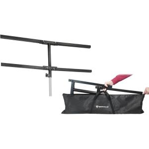 imageRockville ACCB Collapsible TBar Lighting Bar for 35MM Pole Stand Travel Bag Included 4 Light Mounts Portable Perfect for DJsEventsLightsACCT