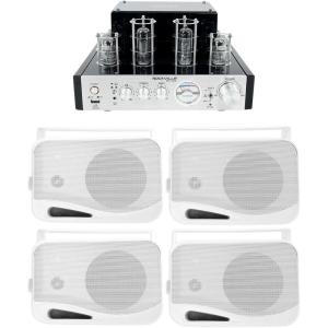 imageRockville BluTube Tube AmplifierHome Theater Bluetooth Receiver4 4quot Speakers
