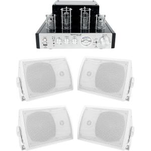 imageRockville BluTube Tube AmplifierHome Theater Receiver4 525quot Swivel Speakers