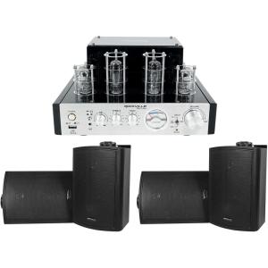 imageRockville BluTube Tube AmplifierHome Theater Receiver4 525quot Swivel Speakers
