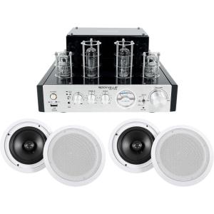 imageRockville BluTube Tube AmplifierHome Theater Receiver4 8quot Ceiling Speakers