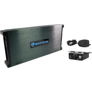 imageRockville DBM65 2600W Peak  660W RMS 6Channel Marine Amplifier IPX6 Includes Remote Adjustable Crossover PA Mic  Perfect for Boats Subwoofers and Marine Audio Systems