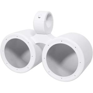 imageRockville DMAC65W Dual 65quot White Aluminum Wakeboard Tower Speaker Enclosure