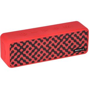 imageRockville Faze Red 50W Portable Bluetooth Speaker TWS Wireless Link IPX7 Waterproof 31Hour Battery for Outdoor and Home AudioRed