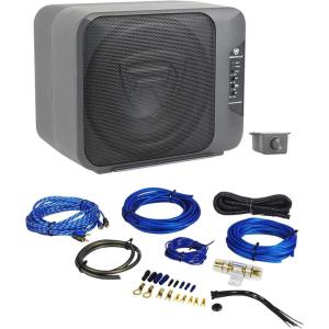 imageRockville Ground Pounder 800 Watt Powered Dual 10quot Loaded Car SubwooferAmp Kit