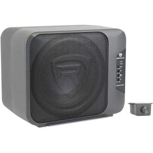 imageRockville Ground Pounder 800W Powered Dual 105quot Car Subwoofer Class AB Amplifier 2 Ohm Compact Aluminum Enclosure Deep Bass Easy Installation for Car AudioEnclosure