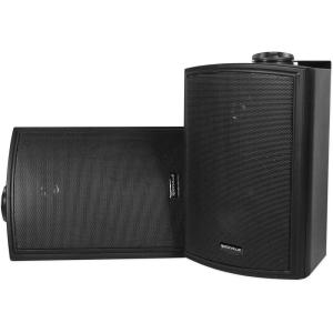 imageRockville HP5S8 BK 2 420W 525quot OutdoorIndoor Wall Mount Speakers 8Ohm Weather Resistant Swivel Brackets Paintable Grill Perfect for Patios and Home Theater8 Ohm Black