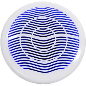 imageRockville MS10LW 2400W Peak  600W RMS 10quot Marine Subwoofer White LED Lighting 2quot 4Layer Dual Voice Coil 90dB Sensitivity Waterproof ampamp UVTreated for BoatsWhite