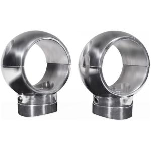 imageRockville Pair MacSwivelB 360 Degree Swivel Clamp Mounts AircraftGrade Aluminum ToolFree Adjustment MarineGrade for MAC525 MAC65 MAC69 MAC80 MAC90 Tower PodsSilver