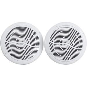 imageRockville Pair RMC80W 8quot 800W Marine Boat Speakers 4 Ohm Waterproof UVResistant Clear Sound Durable Build for Boating and Outdoor AudioWhite
