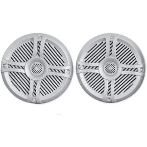 imageRockville Pair RMSTS65B 800W 65quot 2Way Marine Boat Speakers 4 Ohm Waterproof UVResistant PEI Dome Tweeter for Marine and Outdoor UseSilver