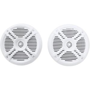 imageRockville Pair RMSTS65B 800W 65quot 2Way Marine Boat Speakers 4 Ohm Waterproof UVResistant PEI Dome Tweeter for Marine and Outdoor UseWhite