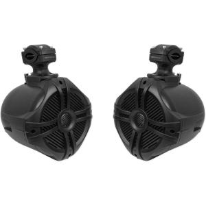 imageRockville Pair RWB70B 250W Marine Wakeboard Tower Speaker 65quot 360 Degree Swivel Waterproof Durable HighFidelity for Boats Jeeps ATVsBlack