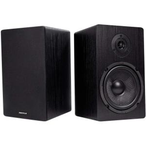 imageRockville Pair RockShelf 64W V2 400w White 65quot Bookshelf Speakers 4 Ohm Kevlar Woofer Silk Dome Tweeter WallMountable for Home Theater and Stereo AudioBlack