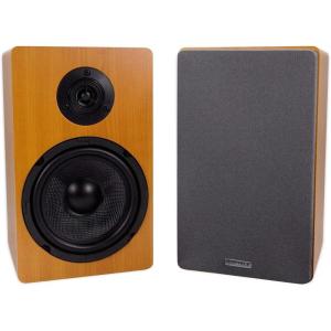 imageRockville Pair RockShelf 68B V2 400W Black 65quot Home Bookshelf Speakers 8 Ohm Kevlar Woofers Silk Dome Tweeters WallMountable for Home Theater and Stereo SystemsClassic