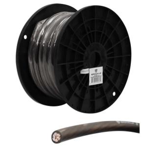 imageRockville R0G30RED 0 Gauge 30ft PowerGround Wire Cable High Conductivity Flexible PVC Jacket Noise Reduction Show Car Performance for Car Audio EnthusiastsBlack
