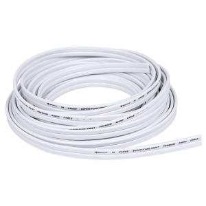 imageRockville R14G50MSBL 50ft 14 AWG Marine Speaker Wire Waterproof UVResistant OFCAluminum Composite UL1426 Rated Flexible Flat Design for Marine and Outdoor AudioWhite