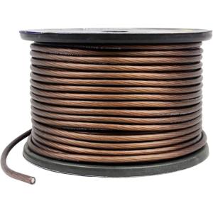 imageRockville R8G250Black 8 Gauge 250 Ft Car Amp Power Wire Spool OxygenFree Copper Flexible PVC Jacket High Current Competition Class Cable for Car Audio Systems
