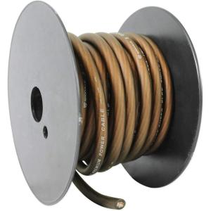 imageRockville R8G25B 8 Gauge 25 Ft Black Car Amp PowerGround Cable OxygenFree Copper Cool Cable Tech SuperFlex Design Noise Shielding for Car Audio Amplifiers and Subwoofers