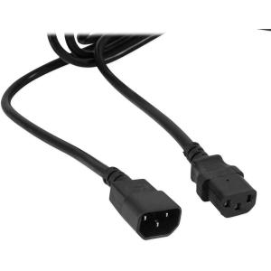 imageRockville RCN1610 10ft IEC Male to Female Power Link Cable 16 AWG Durable Build TangleResistant DaisyChain Support for Stage Lighting and DJ Setups
