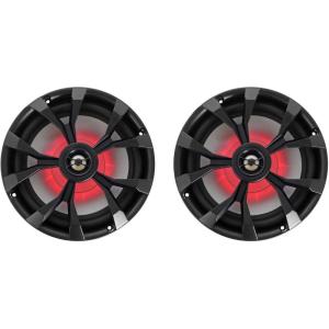 imageRockville RKL80MW Marine Boat Speakers 8quot 2Way 900W per Pair IP66 Waterproof LED Lights HighFidelity Sound for Boats and Outdoor UseBlack