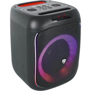 imageRockville ROCKBOX PRO V2 150W Portable Bluetooth Speaker LED Party Lights TWS Pairing Mic Input for Outdoor Events and Karaoke