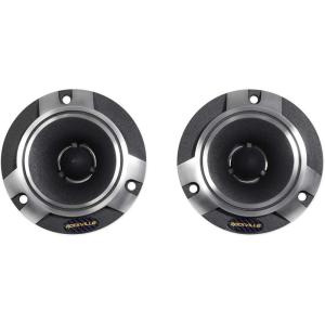 imageRockville RT5 Aluminum Tweeter Pair 28quot 120W 4 Ohms Titanium Diaphragm Kapton Voice Coil High Sensitivity CEA Perfect for Car and Pro AudioPair with Wire Groove