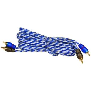 imageRockville RTR124 12ft 4Channel Twisted Pair RCA Cable 100 Copper Split Pin Low Noise Durable for Car Audio and Home Theater2 Channel