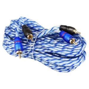 imageRockville RTR172 17 Foot 2 Channel RCA Cable 100 Copper Twisted Pair Split Pin Dual Shielding for Home Audio DJ and Car Audio Setups2 Channel