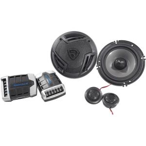 imageRockville RV652C 65quot Component Car Speakers 750W 4 Ohm CEA Rated Polypropylene Woofer Butyl Surround PEI Tweeter Perfect for Car Audio