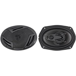 imageRockville RV694A 6x9quot 4Way Car Speakers 1000W 4 Ohm Rich Bass CEA Rated Polypropylene Woofer Butyl Rubber Surround Perfect for Car Audio