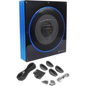 imageRockville RW8CA 600W Low Profile UnderSeat Active Car Subwoofer 2 Ohm Deep Bass Slim Design Easy Install Perfect for Car Audio Enthusiasts10 Inch