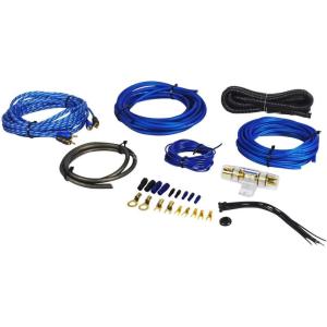 imageRockville RWK81 8 Gauge Complete Car Amp Wiring Kit  100 Copper RCA HighConductivity Cables All Accessories Included Ideal for DIY Audio Installs