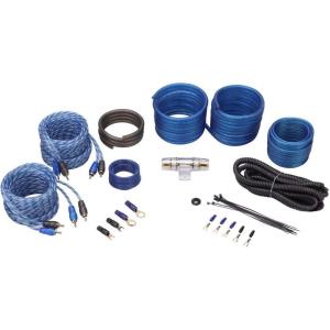 imageRockville RWK82 8 Gauge 4Channel Car Amplifier Wiring Kit 2 17 RCA Cables 100 Copper Soft AbrasionProof PVC Insulation Complete Installation Kit for Car Audio Systems