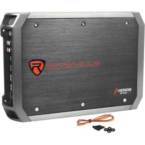 imageRockville RXAT1 1500W 2Channel Car Amplifier DynoCertified RMS MOSFET Power ELNA Capacitors Class AB Perfect for Car Audio and Subwoofers