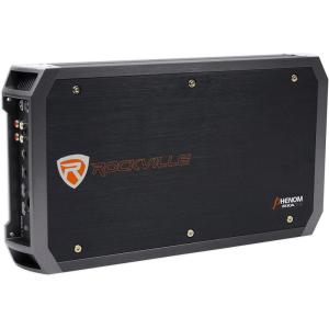 imageRockville RXAT2 2400W 2Channel Car Amplifier DynoCertified RMS MOSFET Power Supply Elna Capacitors Class AB Perfect for Car Audio and Subs