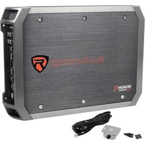 imageRockville RXDM1 2000W Mono 1Ohm Car Amplifier DynoCertified ClassD MOSFET Adjustable Crossover Remote Control Perfect for Car Audio and Subs