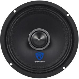 imageRockville RXM64 65quot MidRange Car Speaker 150W Peak75W RMS 4 Ohm CEA Compliant Crossover With Grille Loud and Clear Perfect for Car Audio8 Ohm With Bullet