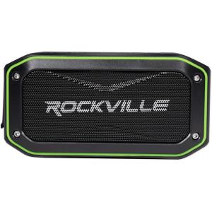 imageRockville Rock Anywhere 20W Portable Bluetooth Speaker IPX7 Waterproof TWS Stereo Linking 30Hour Battery Bike Mount for Outdoor Adventures