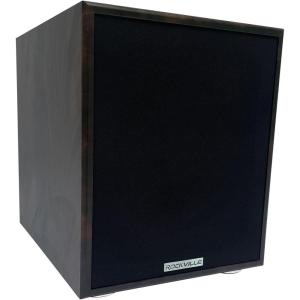 imageRockville Rock Shaker 8 Black 8quot Powered Subwoofer 400W Deep Bass ClassD Amp RCASpeaker Inputs for Home Theater ampamp StudioDark Wood