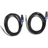 image2 Rockville SPG84 8 Passive 800W DJ PA Speakers 4 Ohm 2 Stands2 CablesCase