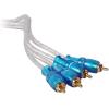 imageRockville MRCA6 6ft Twisted Pair Marine RCA Cable 100 Copper Split Pin NoiseRejecting Durable UVResistant Perfect for Marine and Car Audio Systems