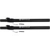 imageRockville Pair KPS80 8quot 3Way 800 Watt KaraokePro SpeakersAdjustable Stands