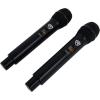 imageRockville RKI60 Dual UHF 8Channel Wireless Microphone Karaoke InterfaceMic Mixer Adjustable Echo Multiple Inputs Easy Setup for Home Karaoke and PartiesWith Bluetooth