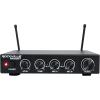 imageRockville RKI60 Dual UHF 8Channel Wireless Microphone Karaoke InterfaceMic Mixer Adjustable Echo Multiple Inputs Easy Setup for Home Karaoke and PartiesWith Bluetooth