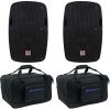 image2 Rockville SPG88 8quot 800w DJ PA Speakers Lightweight Cabinets 8OhmBags
