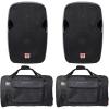 image2 Rockville SPGN124 12quot 2400W DJ PA Speakers 4OhmSpeaker Bags