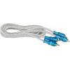 imageRockville MRCA6 6ft Twisted Pair Marine RCA Cable 100 Copper Split Pin NoiseRejecting Durable UVResistant Perfect for Marine and Car Audio Systems